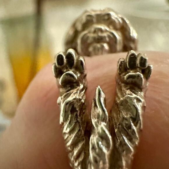 Shih Tzu Ring by Dog Fever Sterling Silver Size 7 - Picture 2 of 6